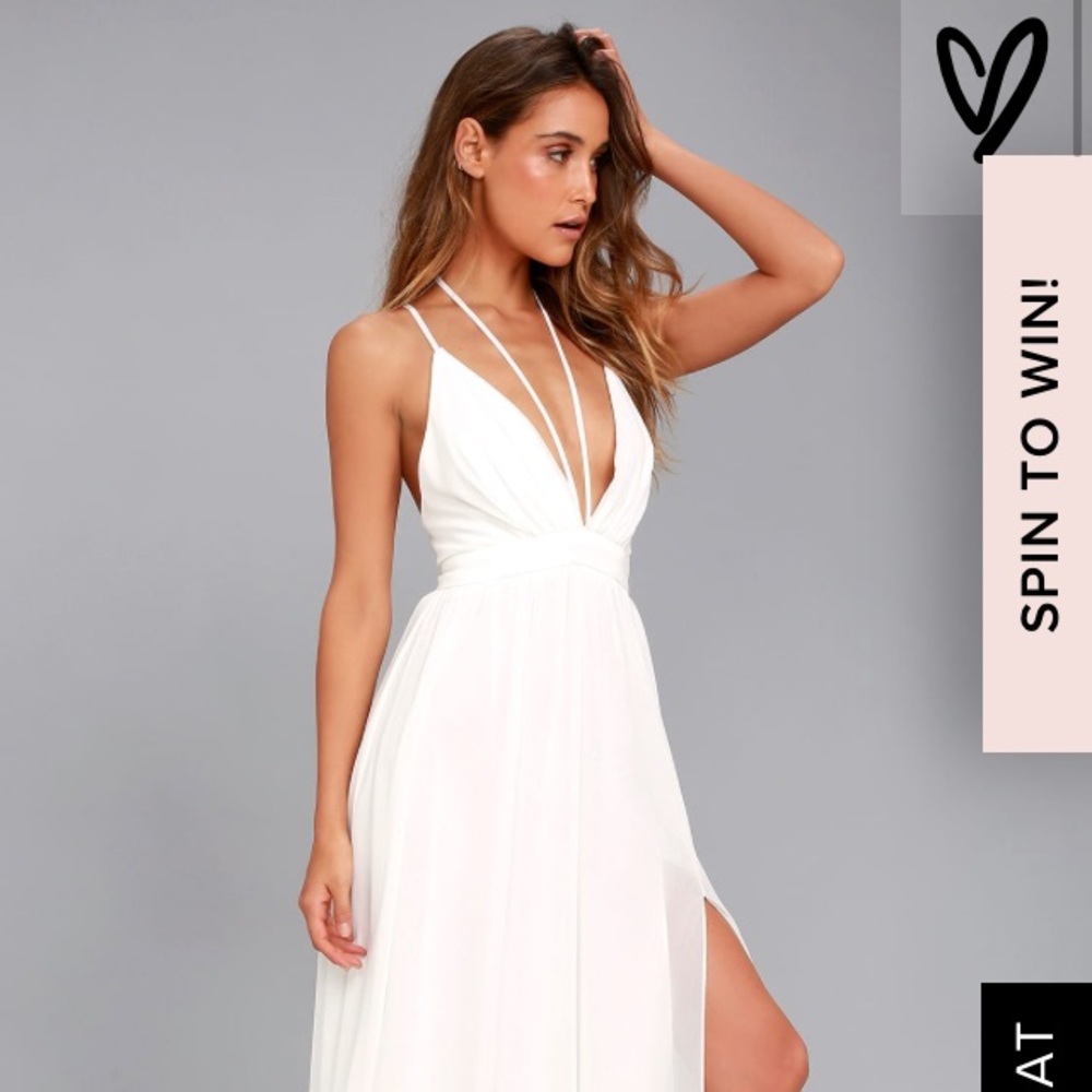 NWT Brilliant Beauty White Maxi